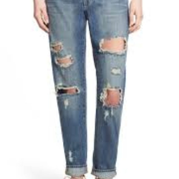 Articles Of Society Denim - NWT Distressed/Destroyed Boyfriend Jeans 28"Janis"